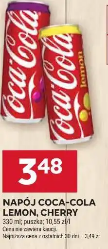 Stokrotka Napój Coca-Cola Lemon, Cherry oferta