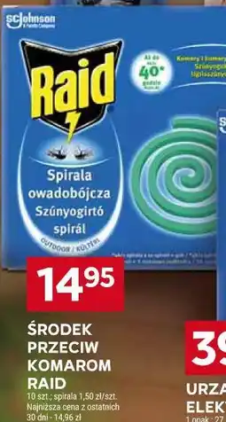 Stokrotka ŚRODEK PRZECIW KOMAROM RAID SPIRALA OWADOBÓJCZA oferta