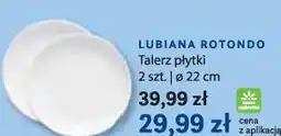 Stokrotka LUBIANA ROTONDO Talerz płytki 2 szt. | ø 22 cm oferta