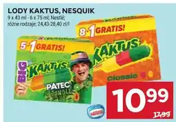 Stokrotka Lody Kaktus, Nesquik oferta