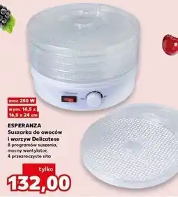 Kaufland Suszarka do owoców i jarzyn delicatese Esperanza oferta