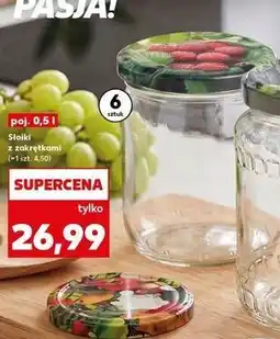 Kaufland Komplet słoików z zakrętkami oferta