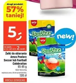 Dealz Żelki do obierania Amos Peelerz Soccer lub Football Celebration oferta