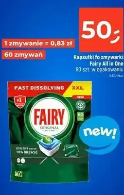 Dealz Kapsułki do zmywarki Fairy All in One oferta