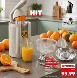 Kaufland Wyciskarka do cytrusów sozpp 130 czarny Switch On oferta