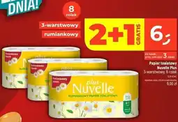 Dealz Papier toaletowy Nuvelle Plus 3-warstwowy, 8 rolek oferta