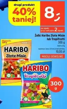 Dealz Żelki Haribo Złote Misie lub Tropifrutti oferta