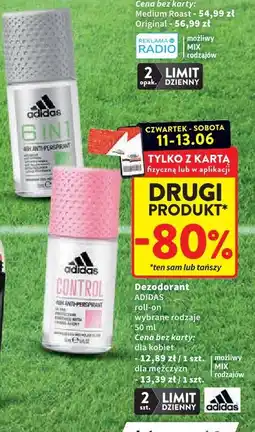 Intermarche Dezodorant ADIDAS roll-on oferta