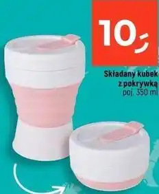 Dealz Składany kubek z pokrywką oferta