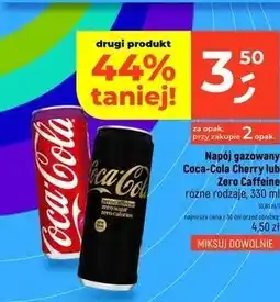 Dealz Napój zero kofeiny Coca-Cola Zero oferta