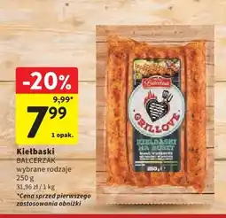 Intermarche Balcerzak Kiełbaski wybrane rodzaje oferta