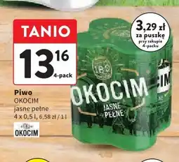 Intermarche Piwo OKOCIM jasne pełne oferta
