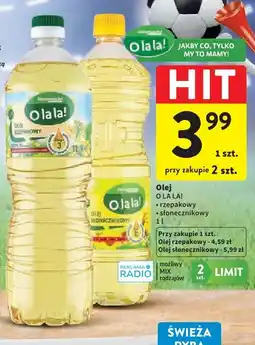 Intermarche Olej O la la! rzepakowy / słonecznikowy oferta