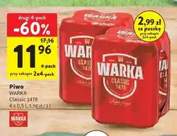 Intermarche Piwo WARKA Classic 1478 oferta