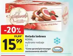 Intermarche Rolada lodowa KORAL wybrane rodzaje oferta