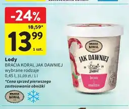 Intermarche Lody Bracia Koral Jak Dawniej wybrane rodzaje oferta