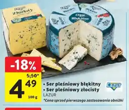 Intermarche Ser pleśniowy błękitny / złocisty Lazur oferta