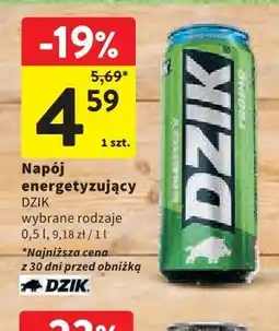 Intermarche Napój energetyzujący Dzik oferta