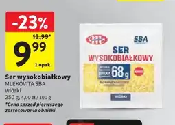 Intermarche Ser wysokobiałkowy Mlekovita SBA oferta
