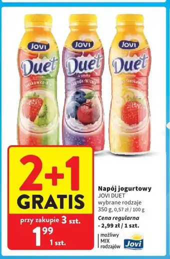 Intermarche Napój jogurtowy JOVI DUET oferta