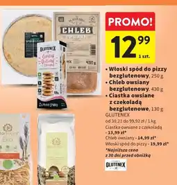 Intermarche Włoski spód do pizzy, chleb owsiany, ciastka owsiane GLUTENEX oferta