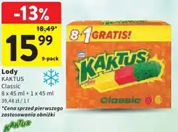 Intermarche Lody Kaktus Classic oferta