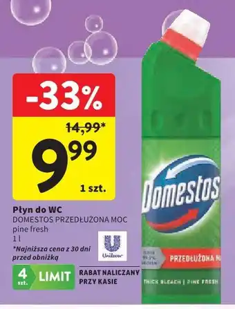 Intermarche Płyn do WC Domestos Przedłużona Moc oferta