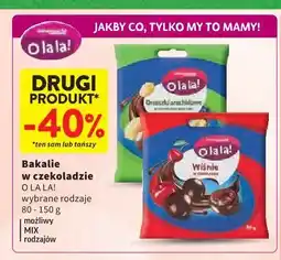 Intermarche Bakalie w czekoladzie O la la! oferta