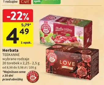 Intermarche Herbata TEEKANNE oferta