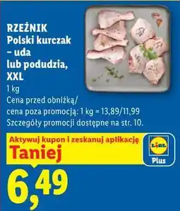 Lidl Polski kurczak - uda lub podudzia, XXL oferta