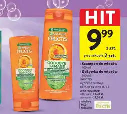 Intermarche Garnier Fructis Szampon do włosów, Odżywka do włosów oferta