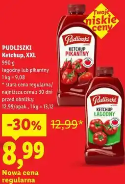 Lidl PUDLISZKI Ketchup, XXL oferta