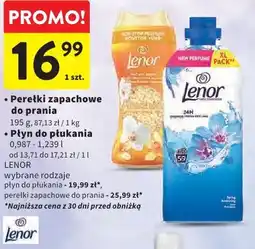 Intermarche Perełki zapachowe do prania, Płyn do płukania Lenor oferta