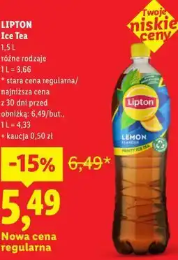 Lidl LIPTON Ice Tea oferta
