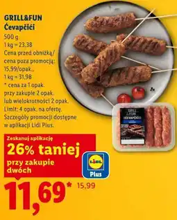Lidl GRILL&FUN Ćevapčići oferta