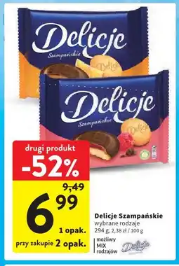 Intermarche Delicje Szampańskie wybrane rodzaje oferta
