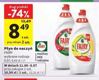Intermarche Płyn do naczyń Fairy oferta