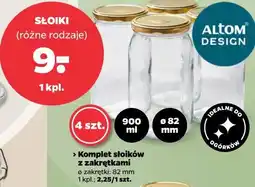 Netto Altom Design Komplet słoików z zakrętkami oferta