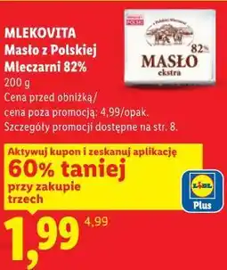 Lidl Masło z Polskiej Mleczarni 82% oferta