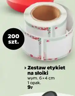 Netto Zestaw etykiet na słoiki oferta