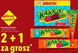 Lidl Wszystkie lody Kaktus oferta