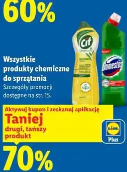 Lidl Wszystkie produkty chemiczne do sprzątania oferta