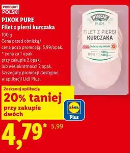 Lidl Pikok Pure Filet z piersi kurczaka oferta
