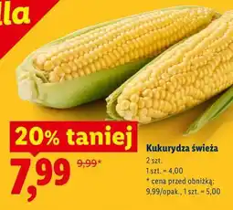 Lidl Kukurydza świeża oferta
