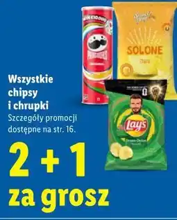 Lidl Wszystkie chipsy i chrupki oferta