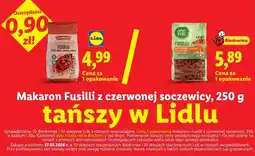 Lidl Combino Fusilli Makaron z czerwonej soczewicy oferta