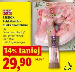 Lidl Rzeźnik Polski królik - tuszka z drobami oferta