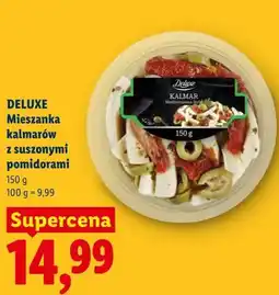 Lidl DELUXE Mieszanka kalmarów z suszonymi pomidorami oferta