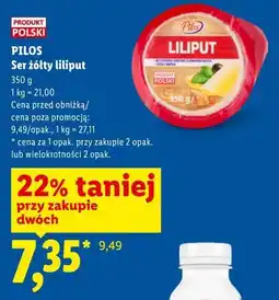 Lidl PILOS Ser żółty liliput oferta