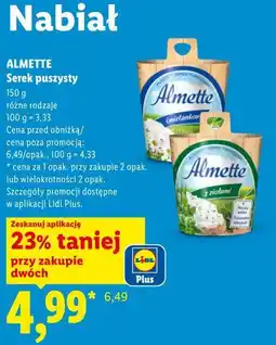 Lidl ALMETTE Serek puszysty oferta